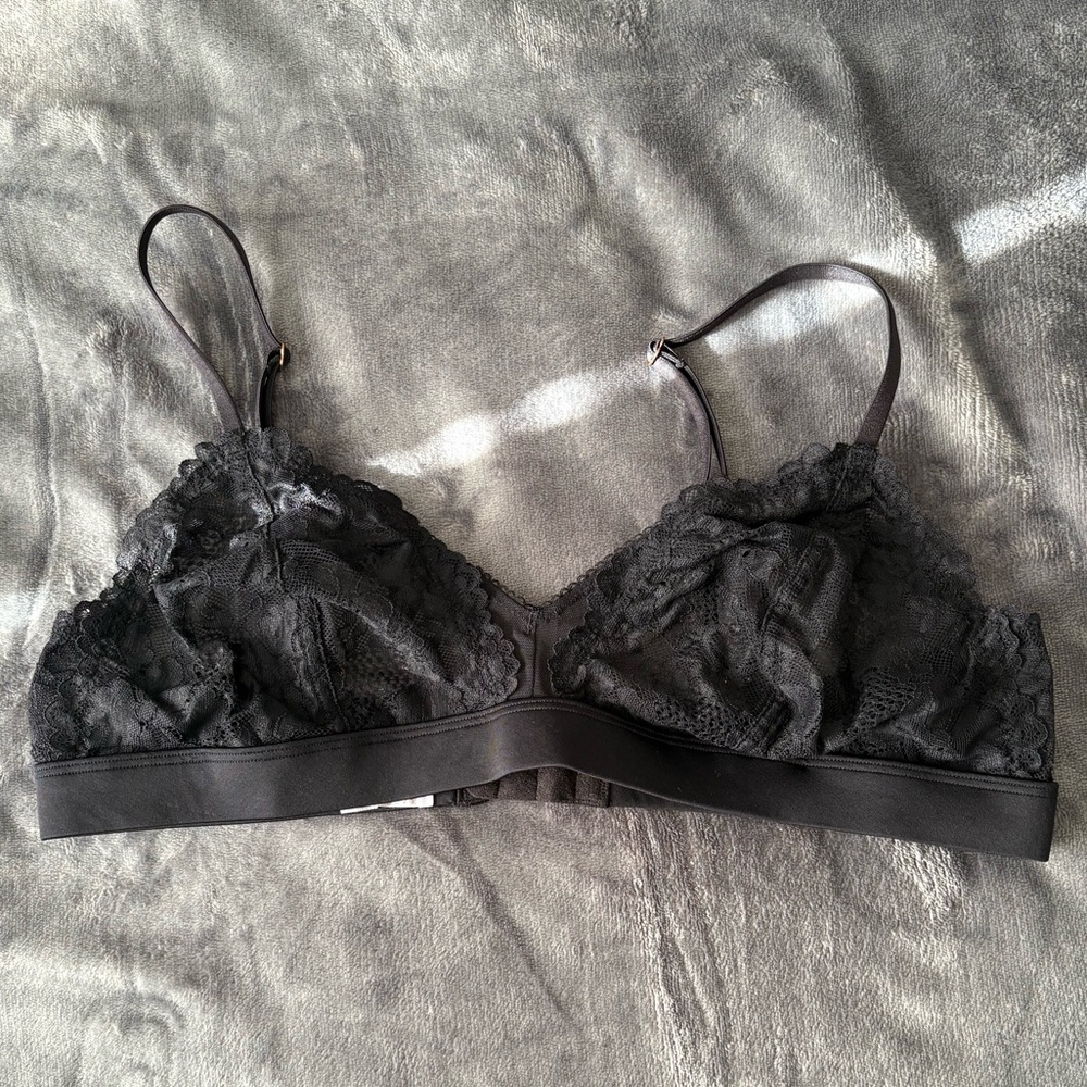 SAVAGE X by Rihanna Black Bralette